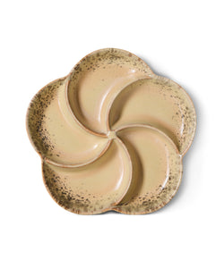 HKliving | 70S CERAMICS: SNACK TRAY - GRIT