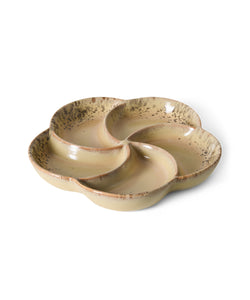 HKliving | 70S CERAMICS: SNACK TRAY - GRIT