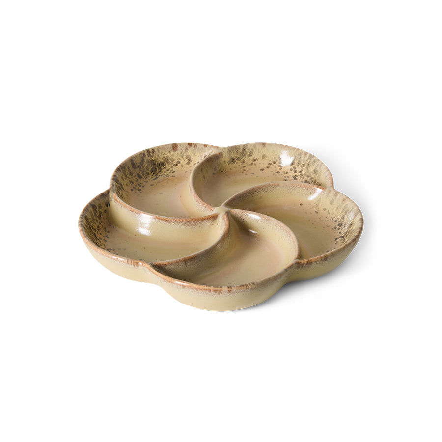 HKliving | 70S CERAMICS: SNACK TRAY - GRIT