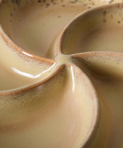 HKliving | 70S CERAMICS: SNACK TRAY - GRIT