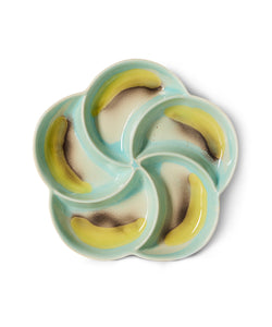 HKliving | 70S CERAMICS: SNACK TRAY - GLINT