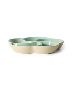 HKliving | 70S CERAMICS: SNACK TRAY - GLINT