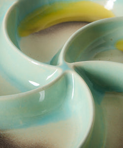 HKliving | 70S CERAMICS: SNACK TRAY - GLINT