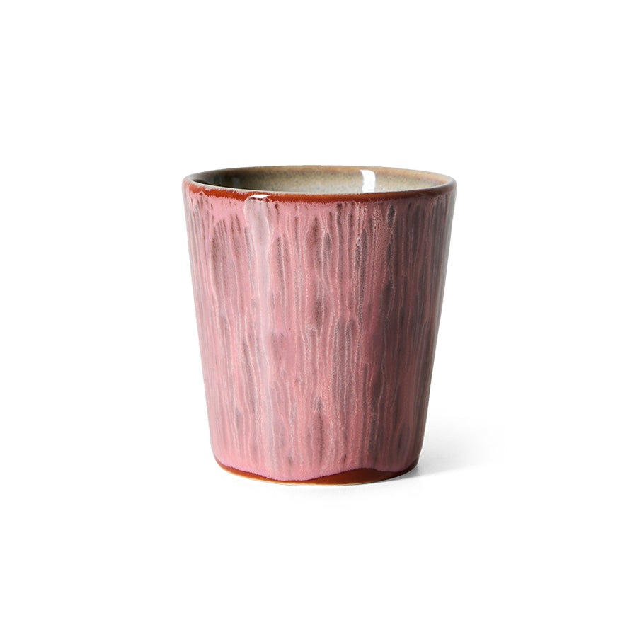 HKliving | 70S CERAMICS: COFFEE MUG - RHUBARB
