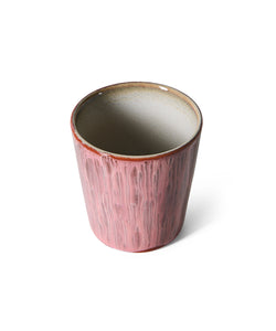 HKliving | 70S CERAMICS: COFFEE MUG - RHUBARB