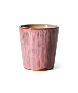 HKliving | 70S CERAMICS: COFFEE MUG - RHUBARB