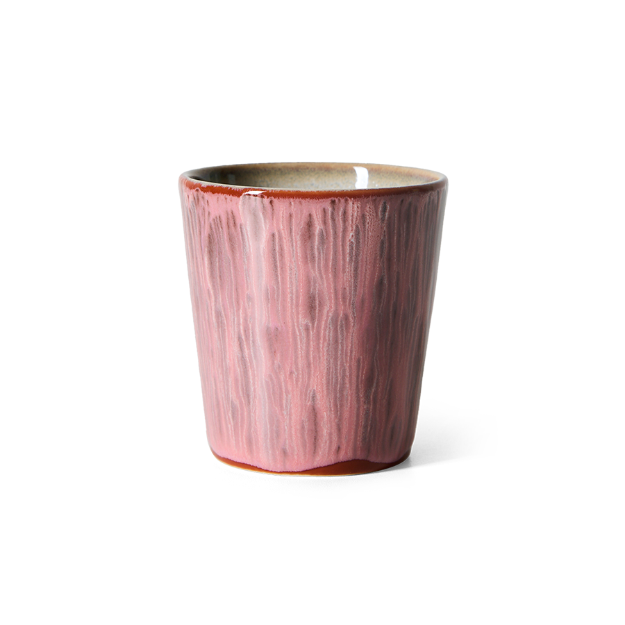 HKliving | 70S CERAMICS: COFFEE MUG - RHUBARB