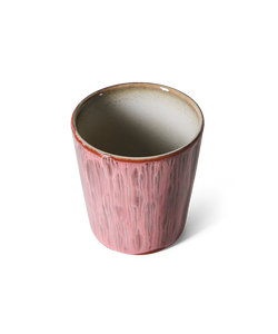 HKliving | 70S CERAMICS: COFFEE MUG - RHUBARB