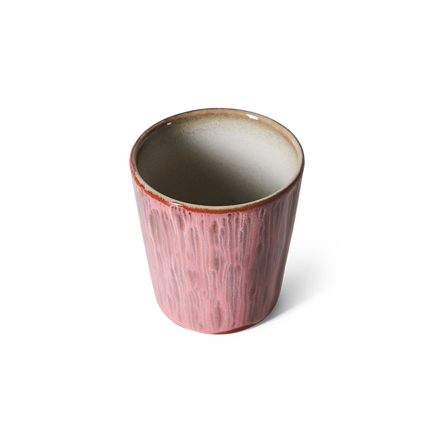 HKliving | 70S CERAMICS: COFFEE MUG - RHUBARB