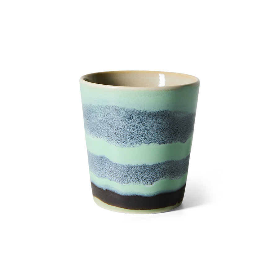 HKliving | 70S CERAMICS: COFFEE MUG - RIVER