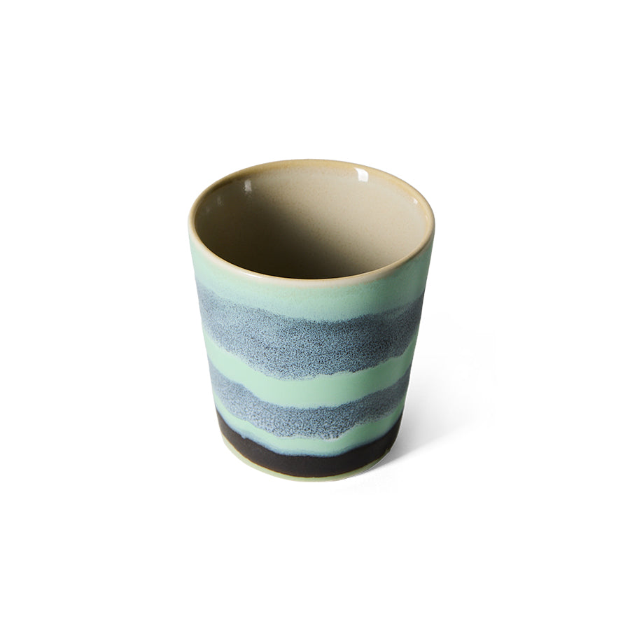 HKliving | 70S CERAMICS: COFFEE MUG - RIVER
