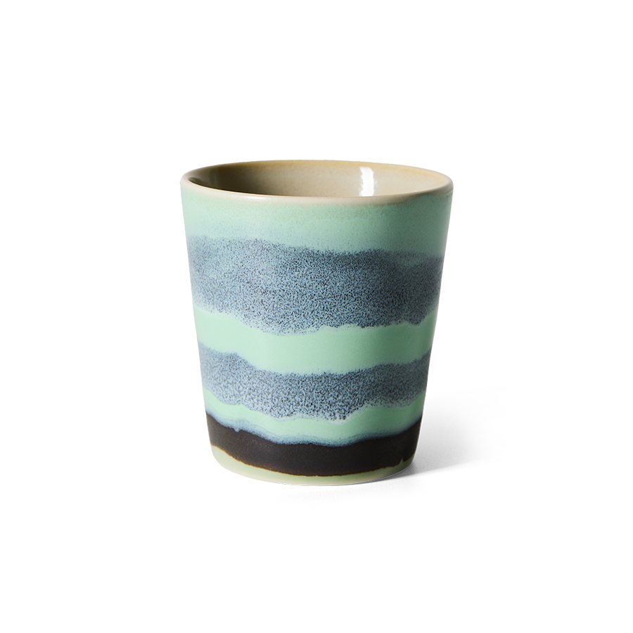 HKliving | 70S CERAMICS: COFFEE MUG - RIVER