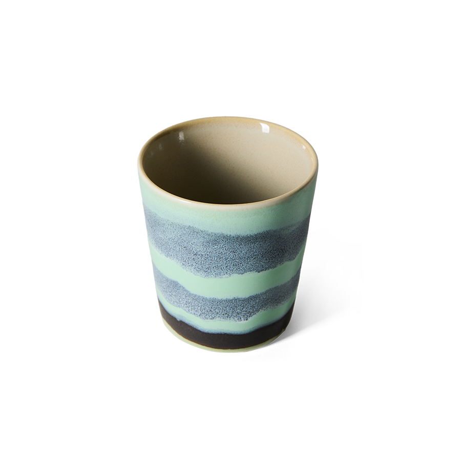 HKliving | 70S CERAMICS: COFFEE MUG - RIVER