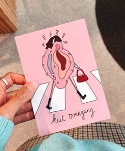 KUT. Illustraties | A6 KAART - KUT OVERGANG