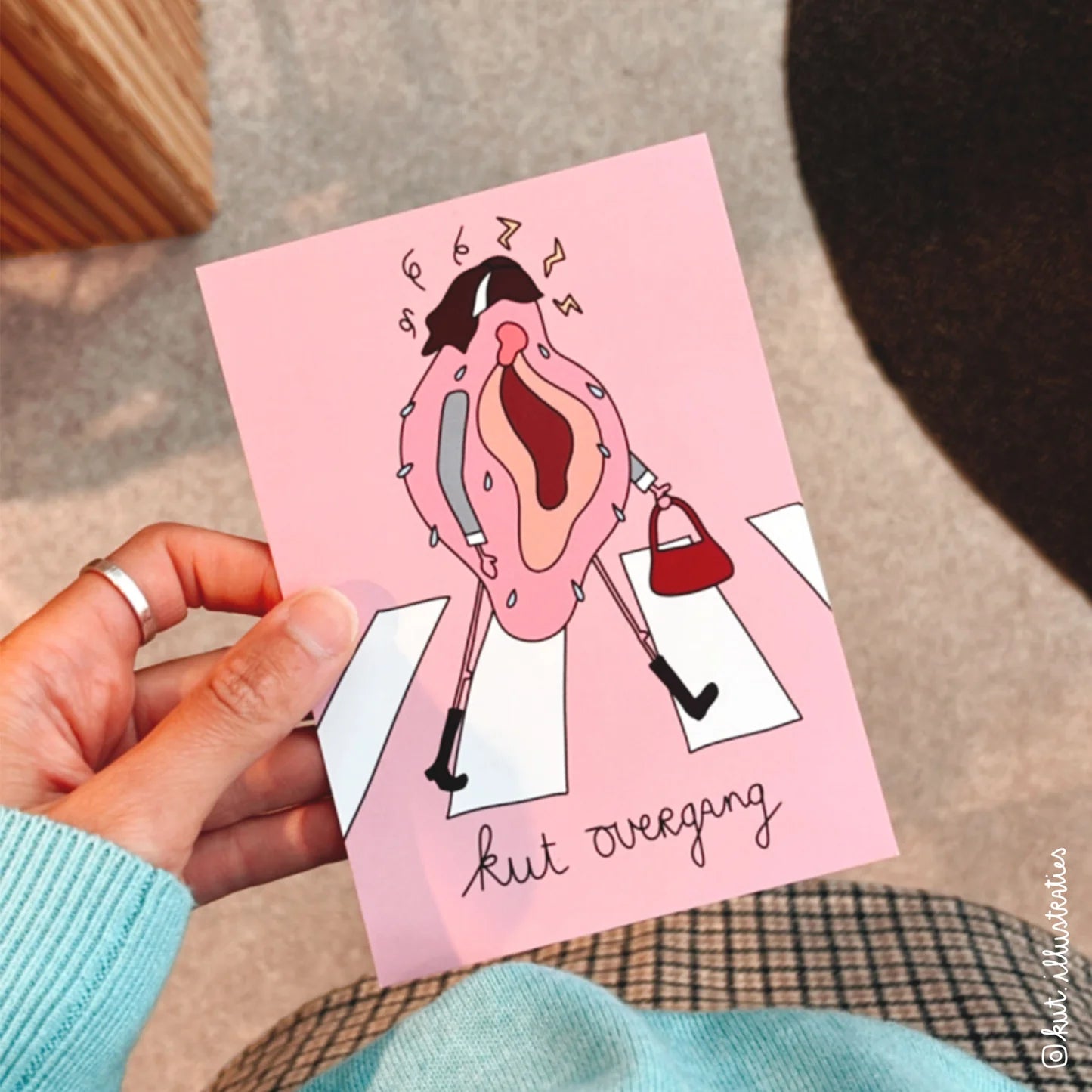 KUT. Illustraties | A6 KAART - KUT OVERGANG