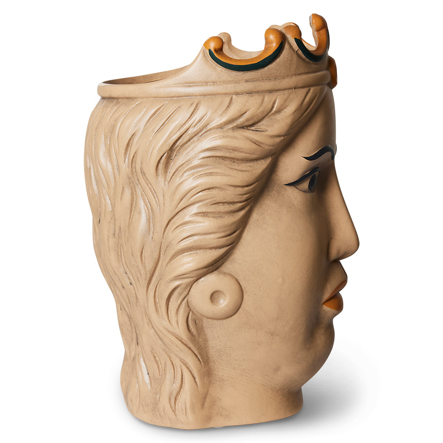 HKliving | VASE BY MON - TESTA DI DONNA SICILIANA