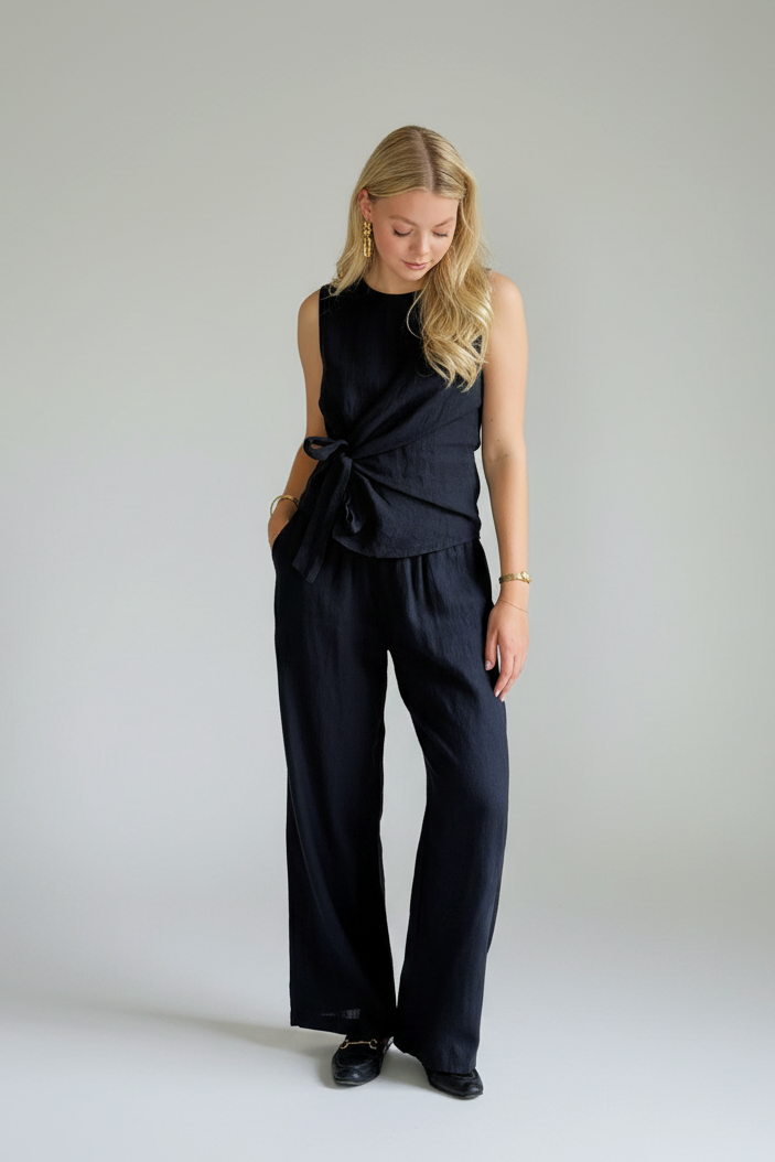BOB & BILL RESORT COLLECTION | LOU TOP - NAVY