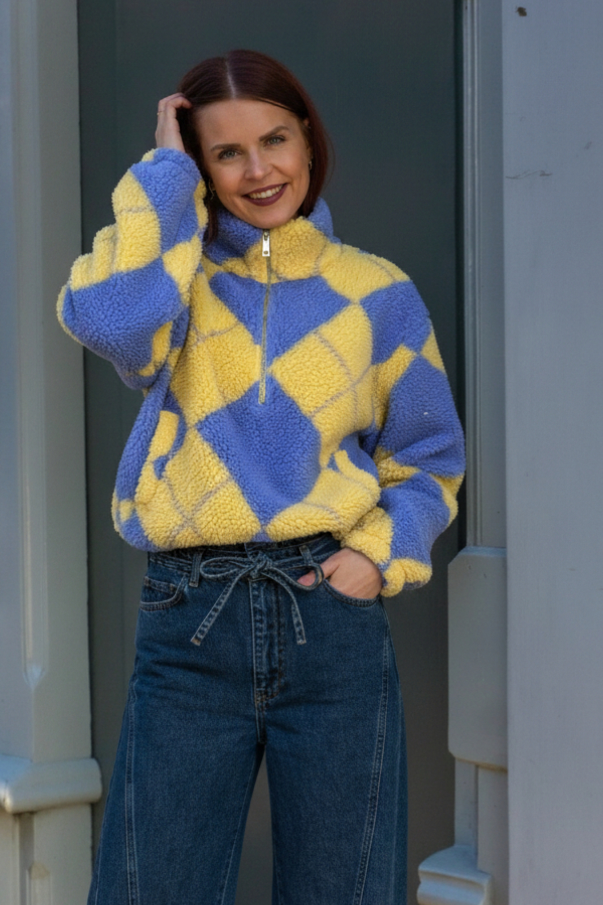 LUZ ZIPPER PULLY - YELLOW/BLUE