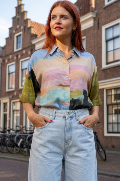 NÜMPH | MEADOW SHIRT - PEONY
