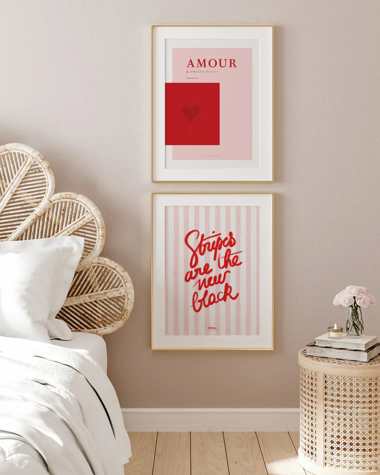 ATWTS | POSTER - STRIPE NEW BLACK