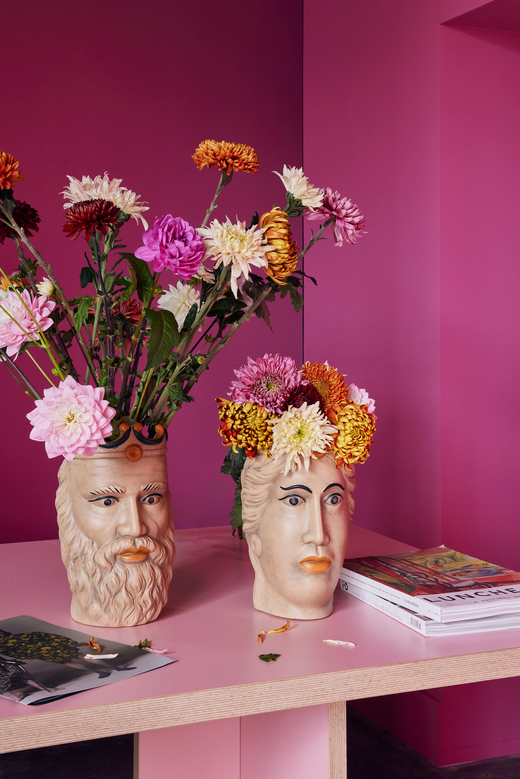 HKliving | VASE BY MON - TESTA DI DONNA SICILIANA