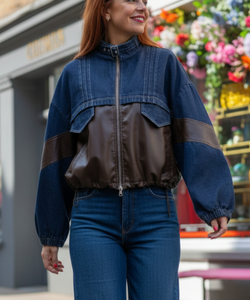 NOVA DENIM JACKET - BLUE