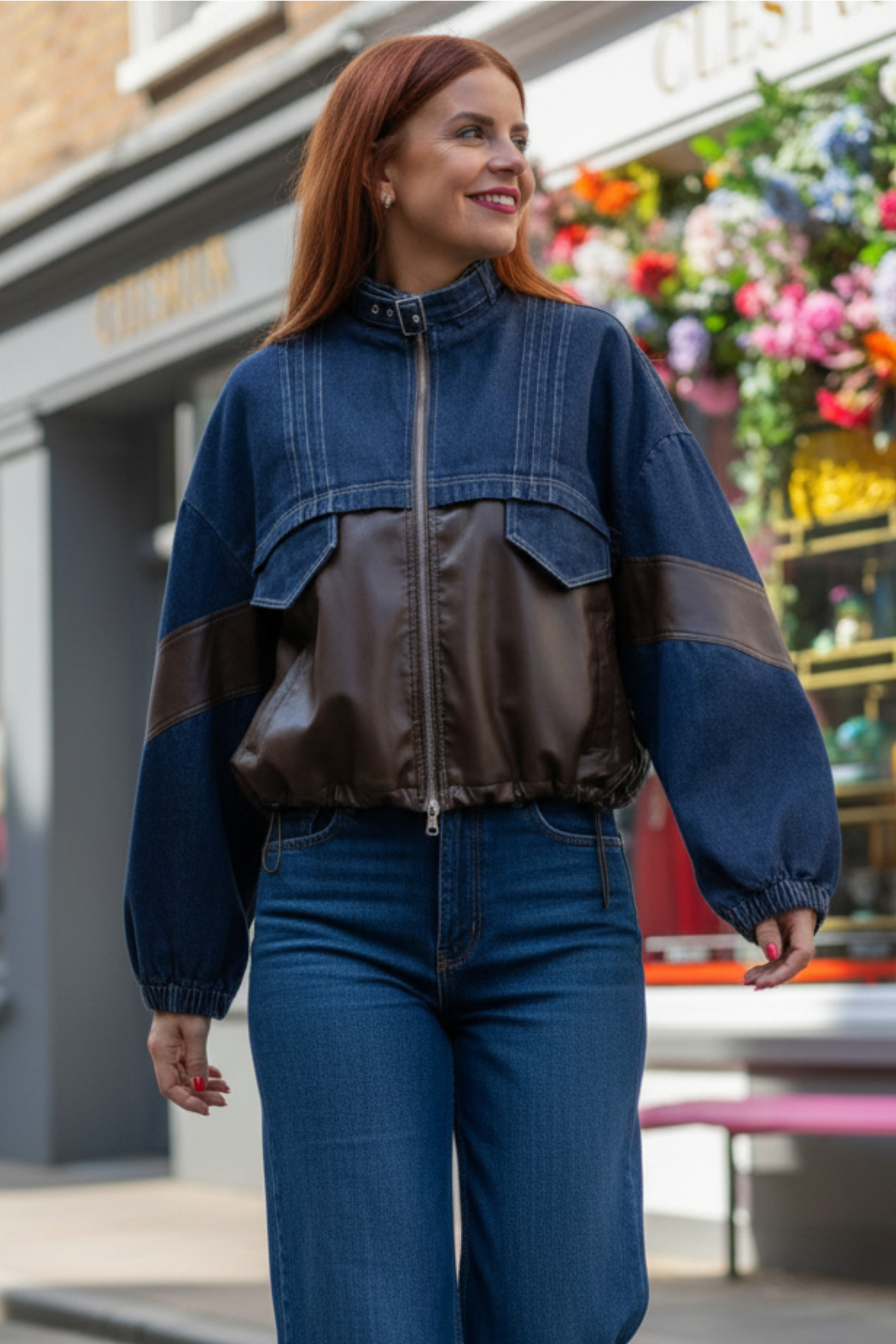 NOVA DENIM JACKET - BLUE