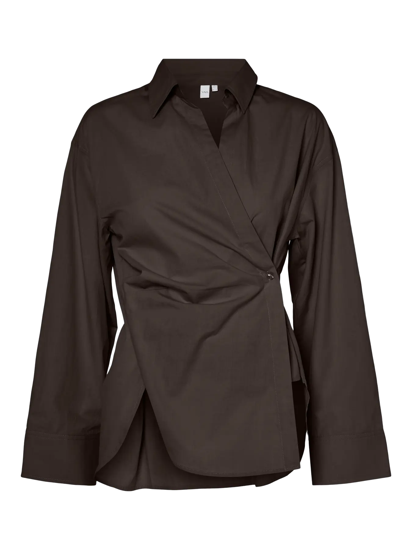 YAS | AREMIA LS SHIRT - COFFEE BEAN