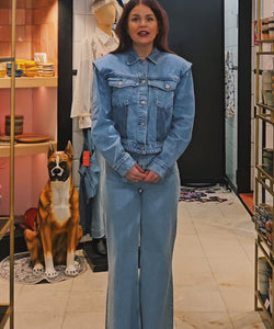 YAS | FARO LS DENIM JACKET - LIGHT BLUE DENIM