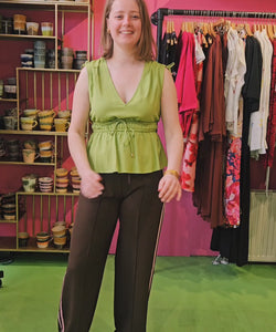 BERAM TOP - CEDAR GREEN