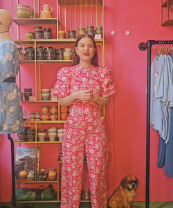 HARPER & YVE | HOLLY PANTS - FLIRTY FLOWER PINK