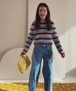 MARIELLE KNIT - BLUE
