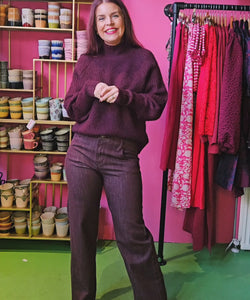 JILL KNIT - BORDEAUX