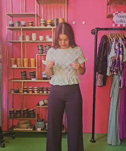 NEAT PANTS - DEEP BORDEAUX