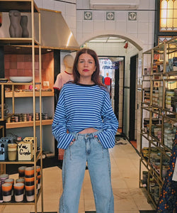 COCO BARREL JEANS - BLUE