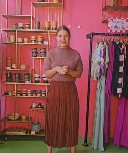 GRACE & MILA | SAULE SS PULLOVER - TERRACOTTA