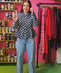 BONNYE WIDE LEG JEANS - VINTAGE BLUE