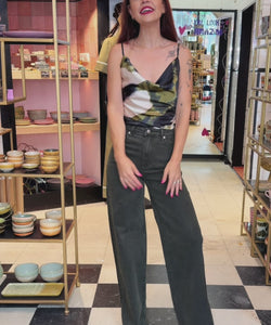 JOHANNA COLORED JEANS - KHAKI