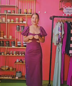 SAFFRON DRESS - PURPLE