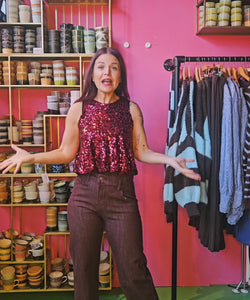 REBEL STRAIGHT LEG JEANS - BORDEAUX