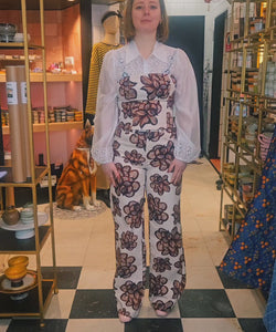 HARPER & YVE | MAYRA PANTS - DESSERT FLOWER ECRU