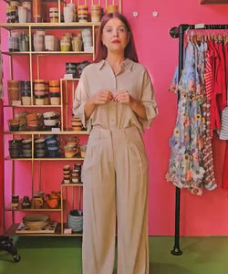 KAYLEE PANTALON PANTS EXTRA TALL - BEIGE