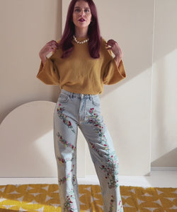 MIGNON WOOL PULLOVER - YELLOW