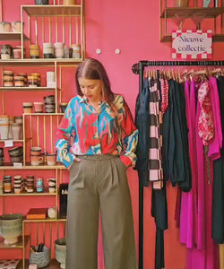 HANK LADY TROUSERS - PATINA GREEN