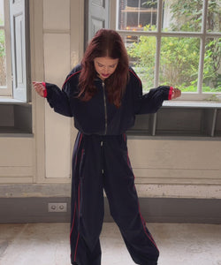 MASHA TRACKING JACKET - NAVY