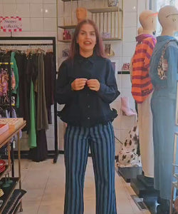 Y.A.S | TRAVIS LS SHIRT - NAVY BLAZER