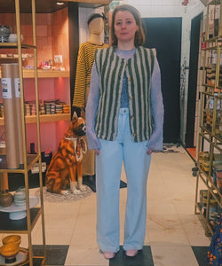 BONNYE WIDE LEG JEANS - BRIGHT LIGHT BLUE