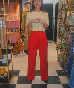 VANA PANTALON - RED