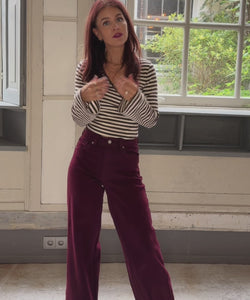 JOAN JEANS - BORDEAUX