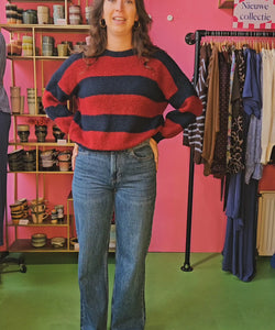 BONNYE WIDE LEG JEANS - MEDIUM BLUE